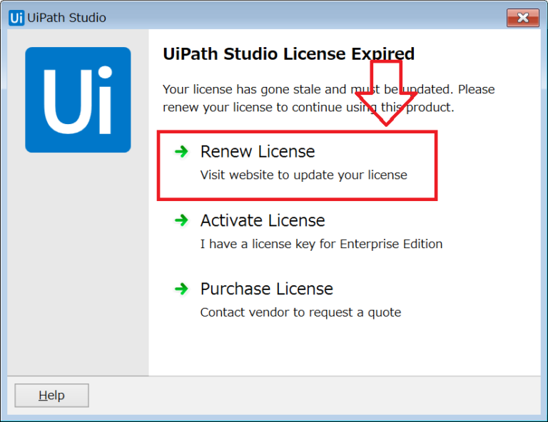UiPathのCommunity Edition(無料版)でライセンスを更新する方法 | 最強SEの仕事術